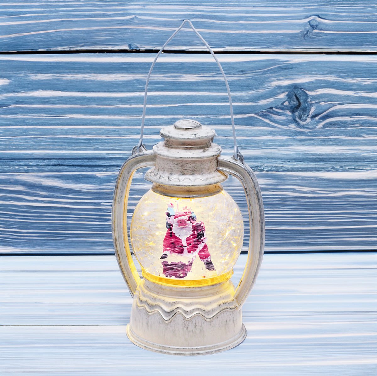 LED Kunststoff - Laterne sphärisch - WeihnachtsladenLotti