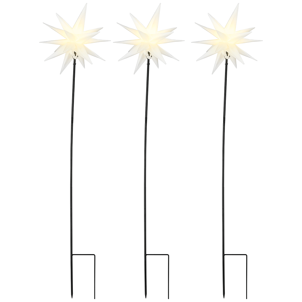 LED - Kunststoff - Stern - Set - WeihnachtsladenSAICO