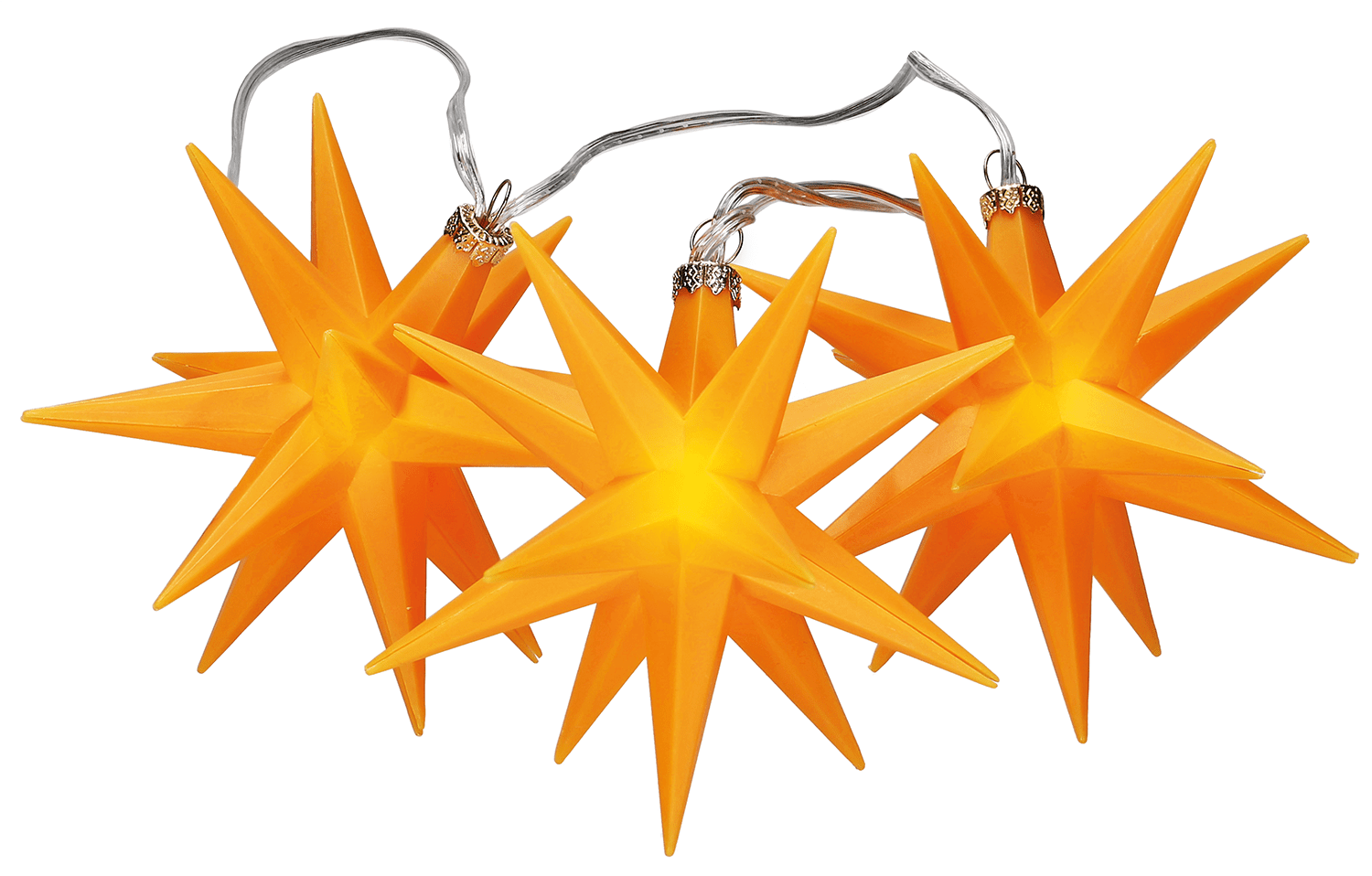 LED - Kunststoff - Sternenlichterkette - WeihnachtsladenSAICO