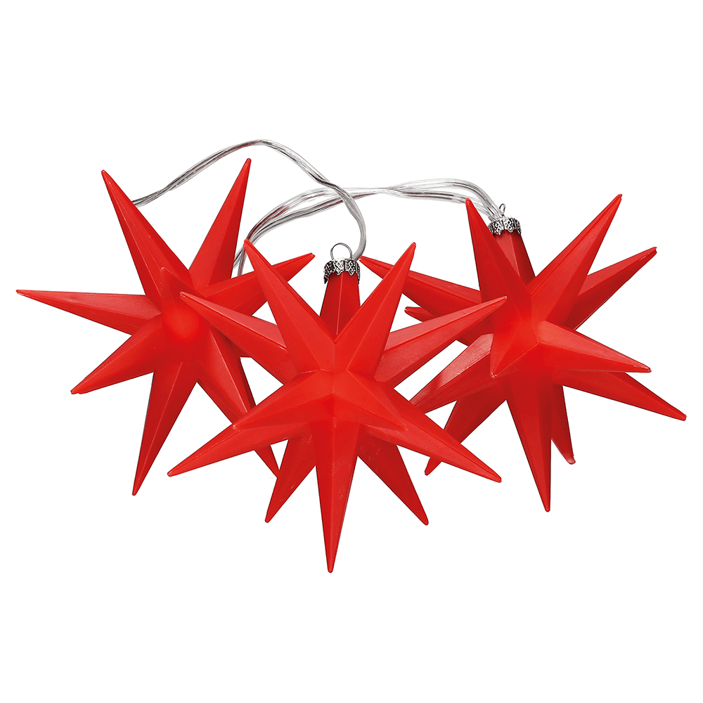 LED - Kunststoff - Weihnachtssterne - WeihnachtsladenSAICO