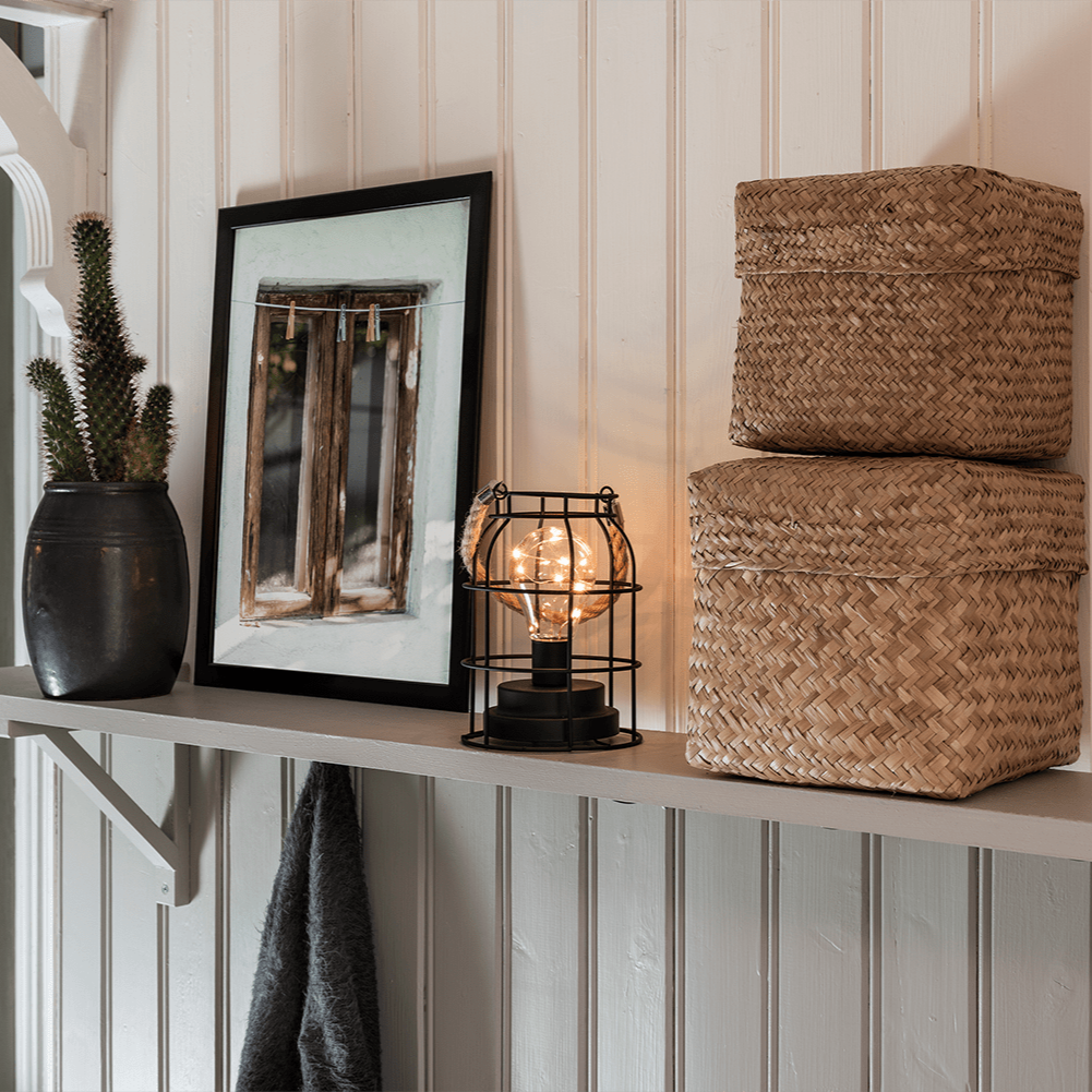 LED - Laterne aus Metall zum Aufstellen oder Aufhängen - WeihnachtsladenKonstsmide