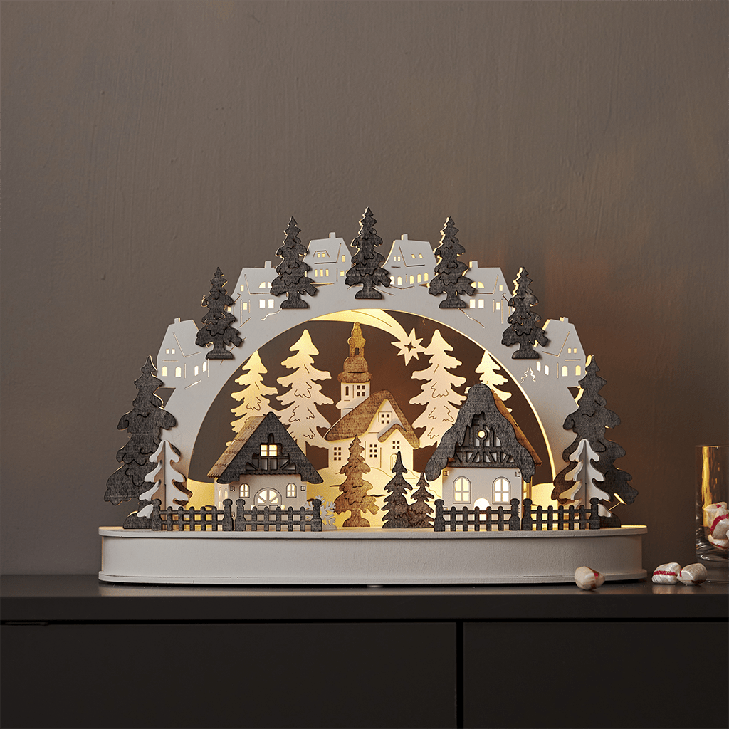 LED - Leuchter 'Grauberg' - WeihnachtsladenStar Trading