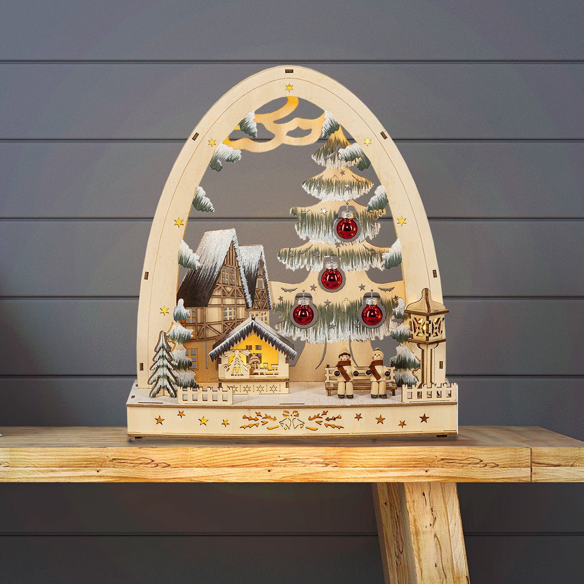 LED - Lichterbogen 'Weihnachtsbaum' - WeihnachtsladenSAICO