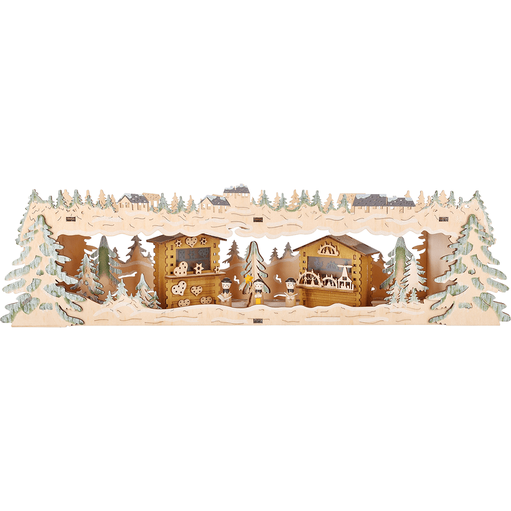 LED - Lichterbogenerhöhung 'Wintermarkt' - WeihnachtsladenHeinz HANDELSKONTOR