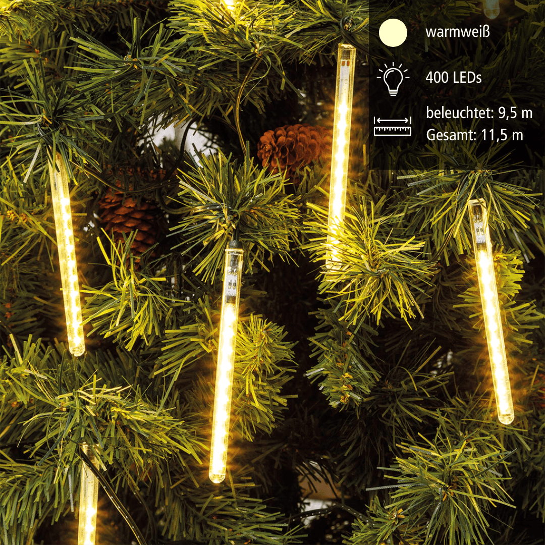 LED Lichterkette 20 Miniröhren - WeihnachtsladenLotti