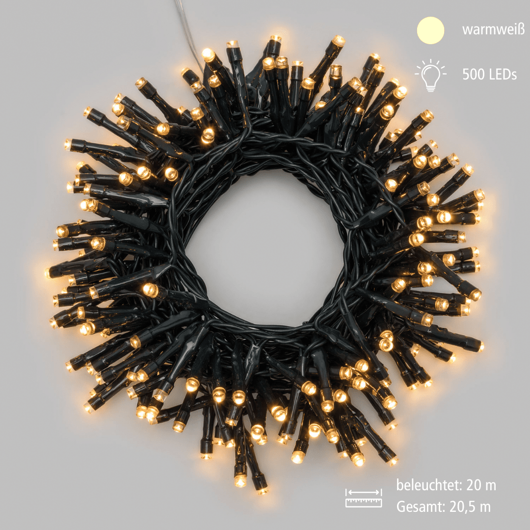 LED Lichterkette 500 ww LED - WeihnachtsladenLotti