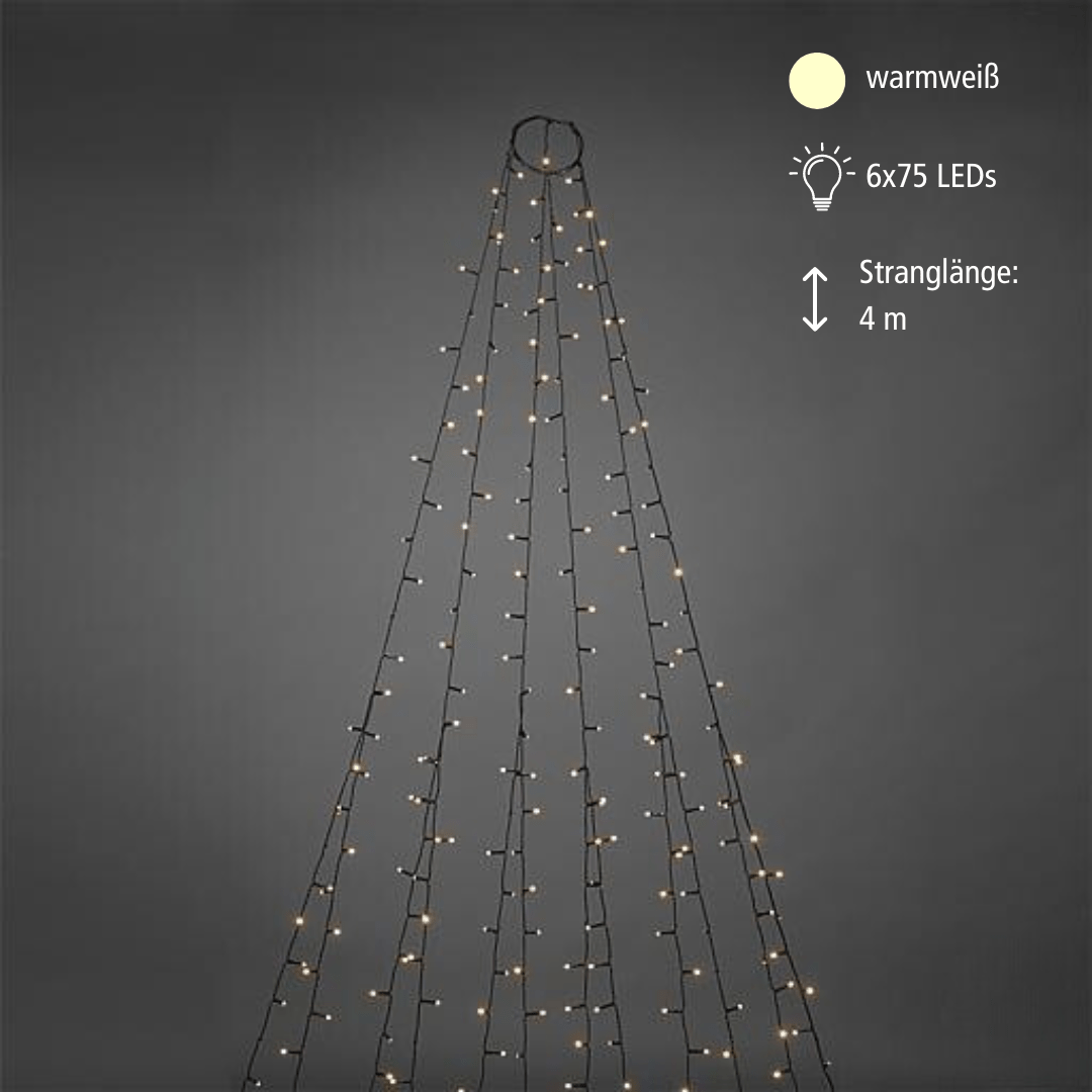 LED Lichterkette im Frost - Look 450 warmweiße LED | Außenbereich - WeihnachtsladenKonstsmide