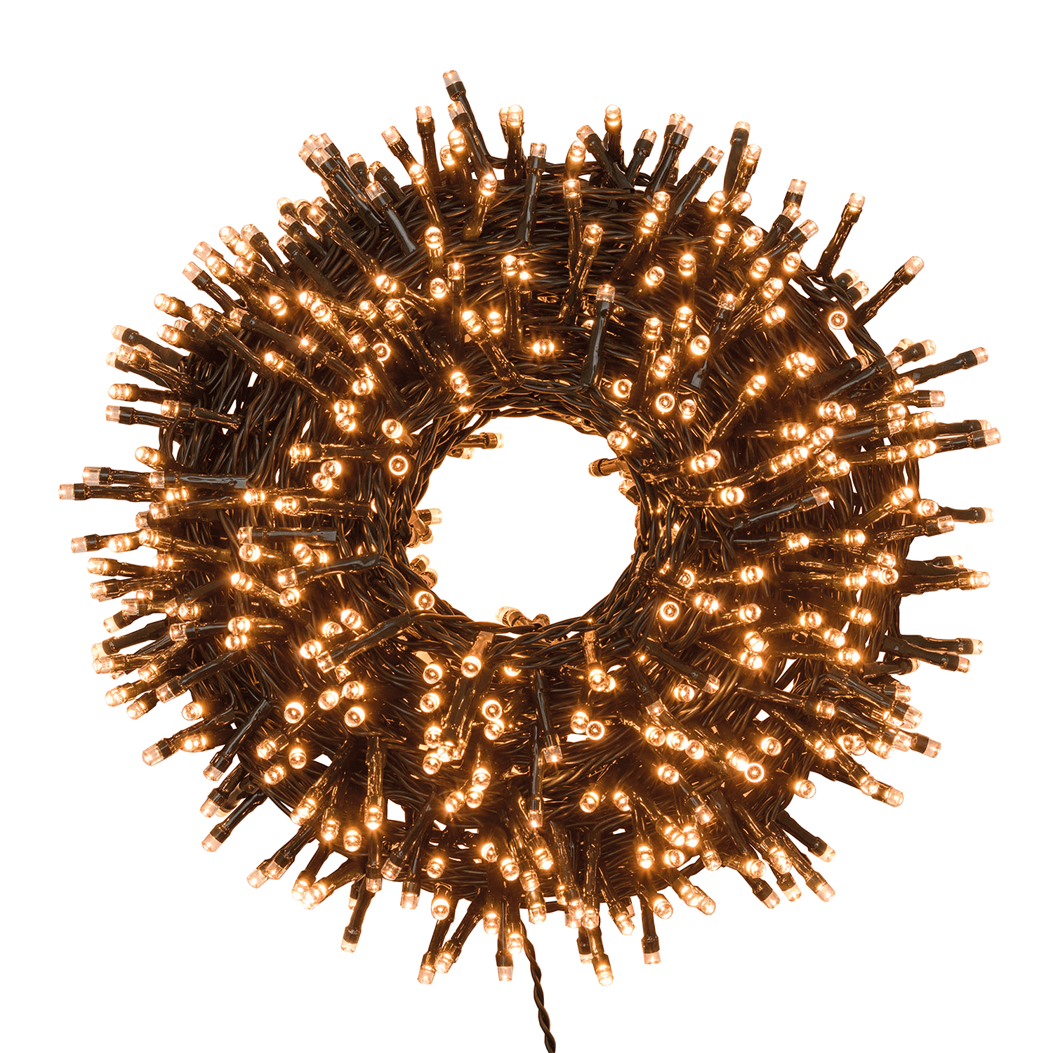 LED Lichterkette in warmem Bernstein - WeihnachtsladenLotti