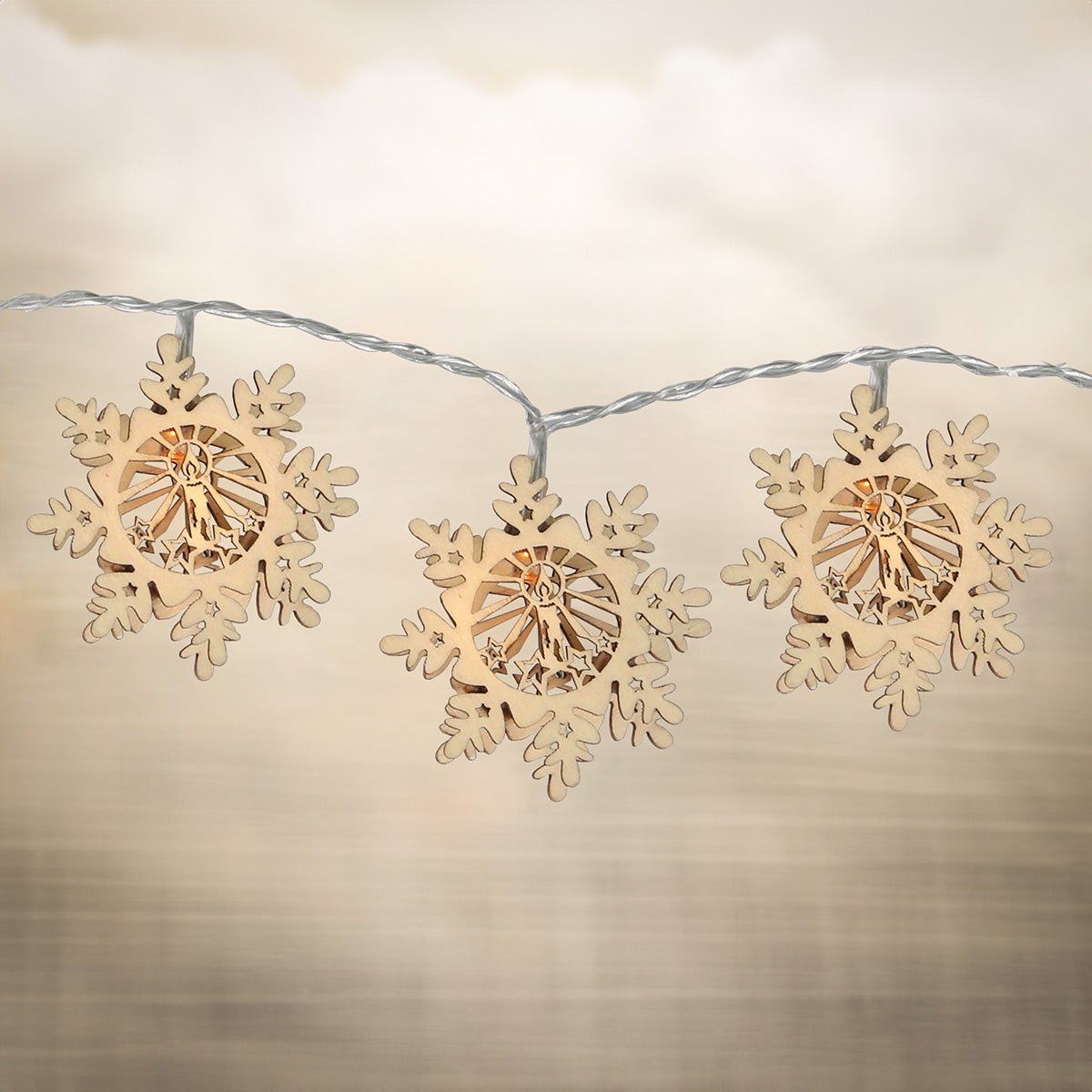 LED - Lichterkette 'Kristall' - WeihnachtsladenHeinz HANDELSKONTOR