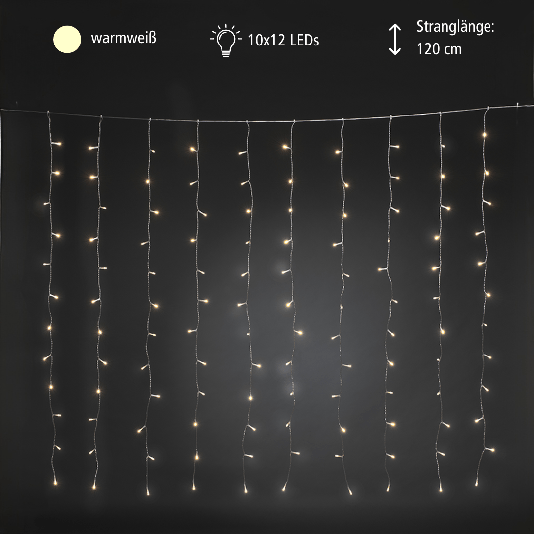 LED Lichtervorhang 120 ww LED - WeihnachtsladenKonstsmide