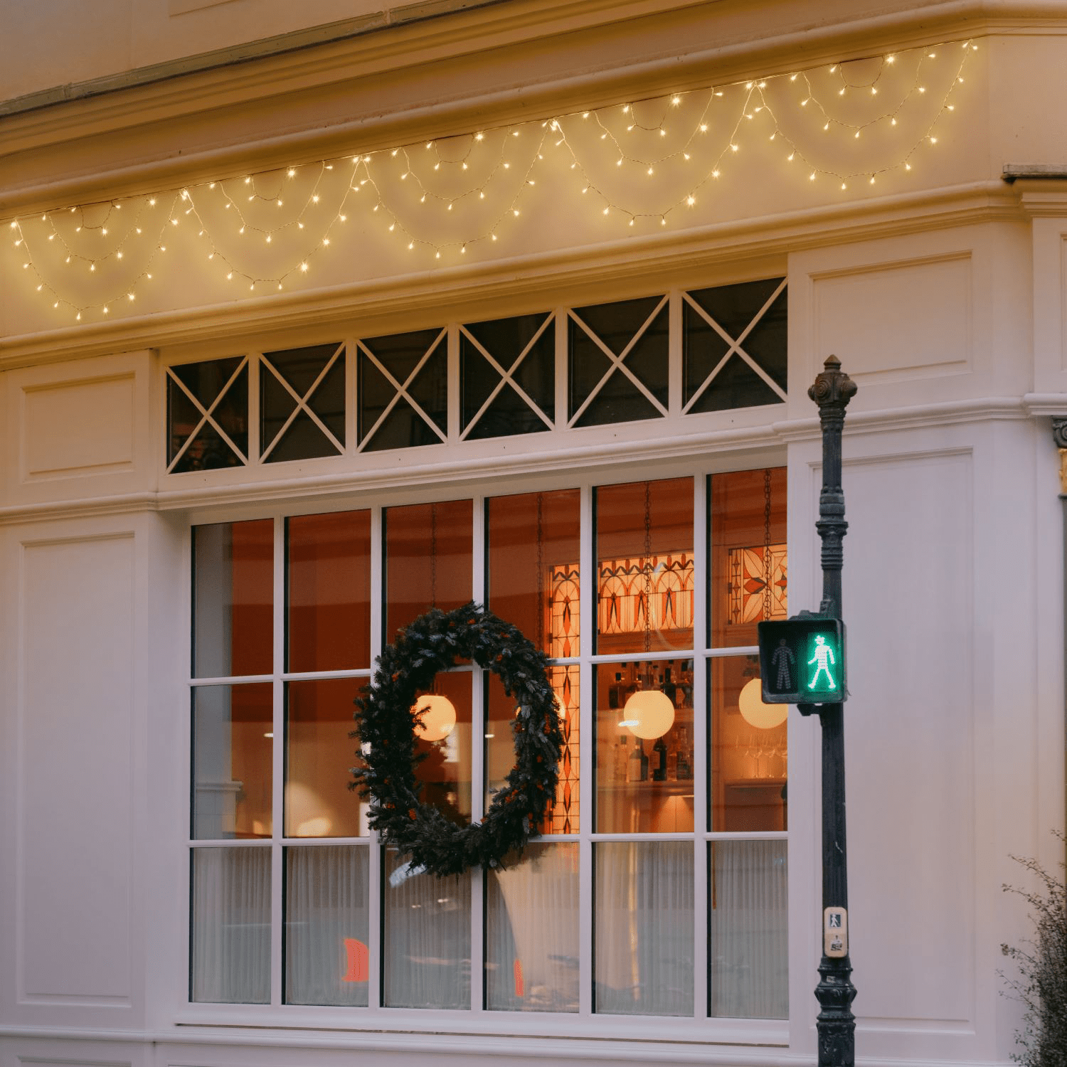 LED - Lichtervorhang Bogen - WeihnachtsladenLotti