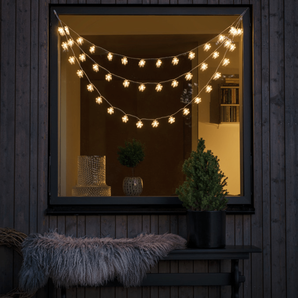 LED Lichtervorhang mit Sternen 44 ww LED - WeihnachtsladenKonstsmide