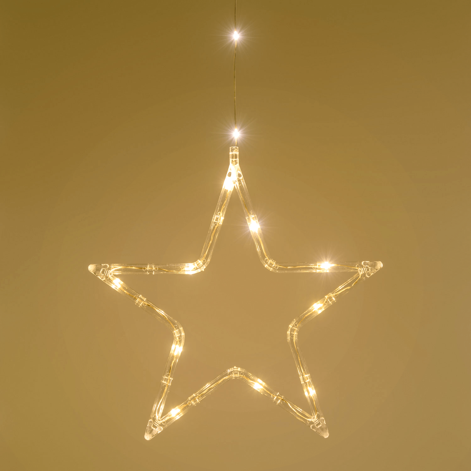 LED - Lichtervorhang mit Sternen - WeihnachtsladenLotti