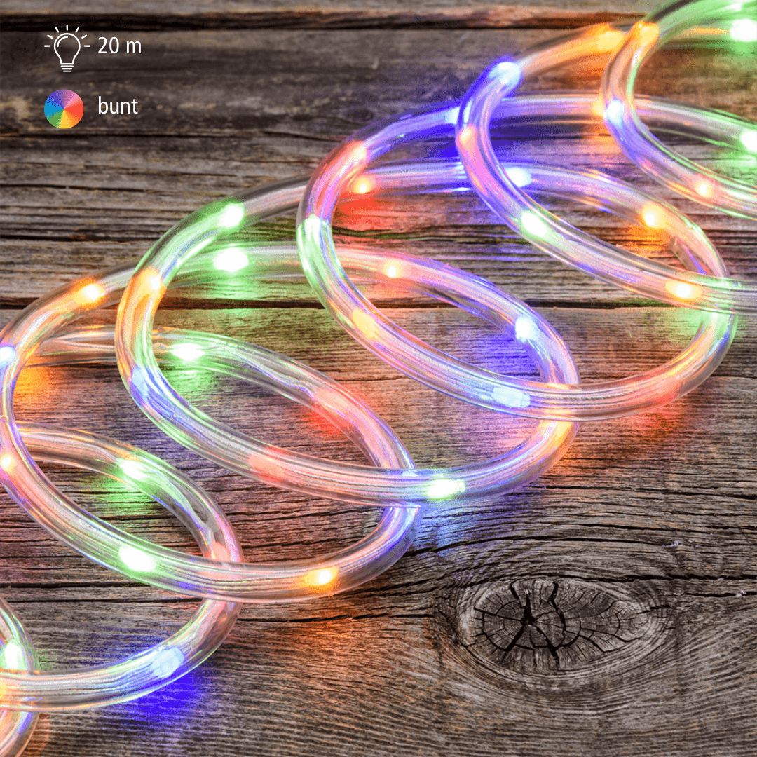 LED Lichtschlauch bunt 20m - WeihnachtsladenLotti