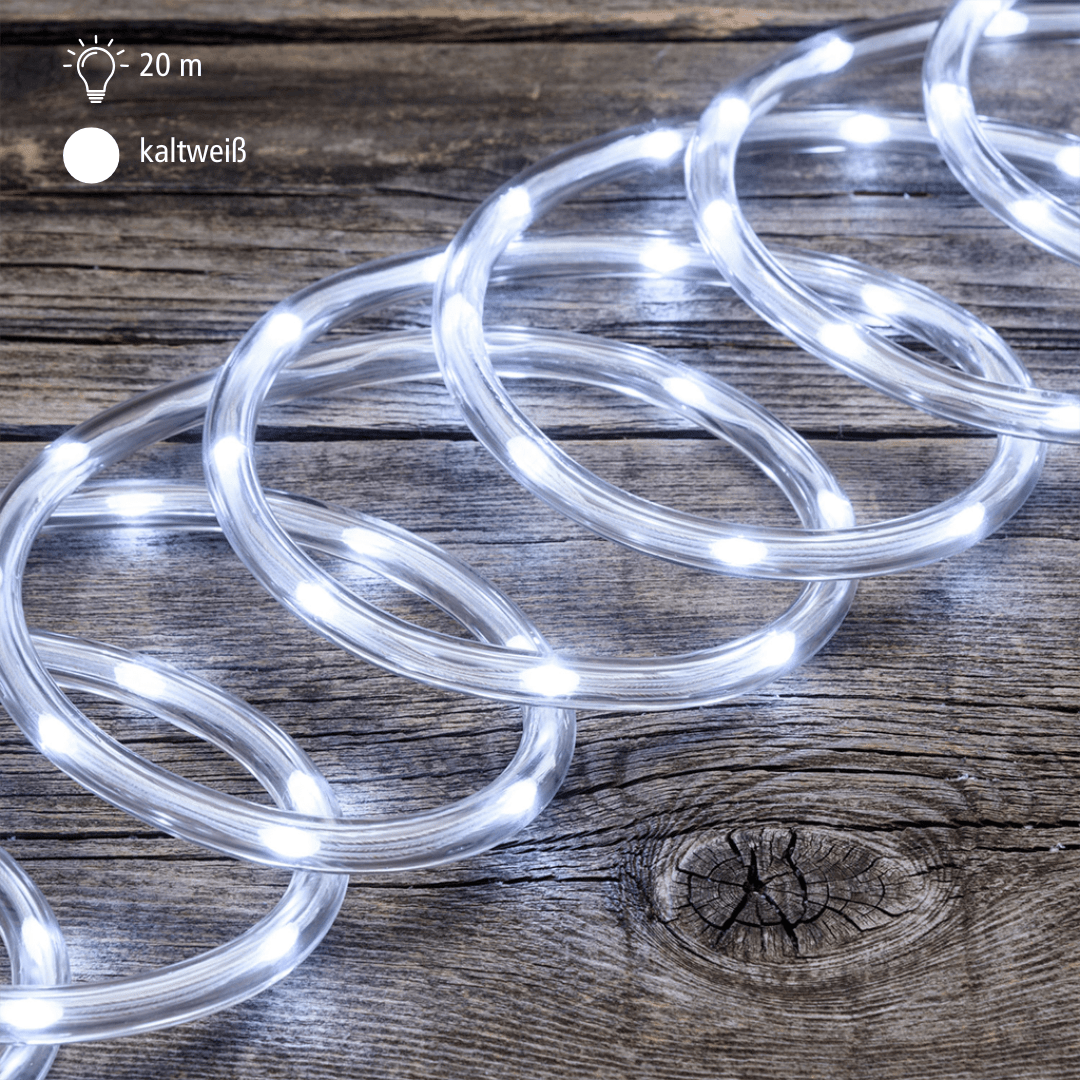 LED Lichtschlauch kaltweiß 20m - WeihnachtsladenLotti