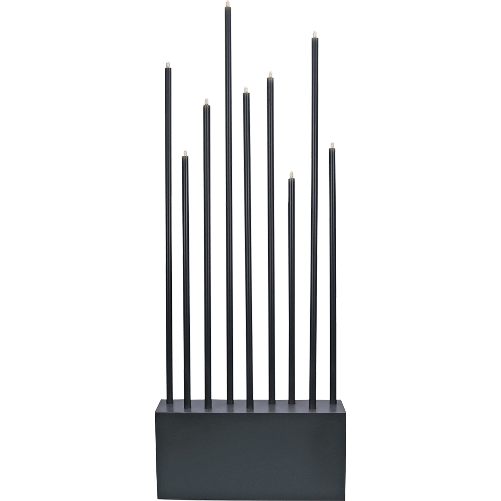 LED - Metall - Leuchter "Buzz" dunkelgrau - WeihnachtsladenStar Trading