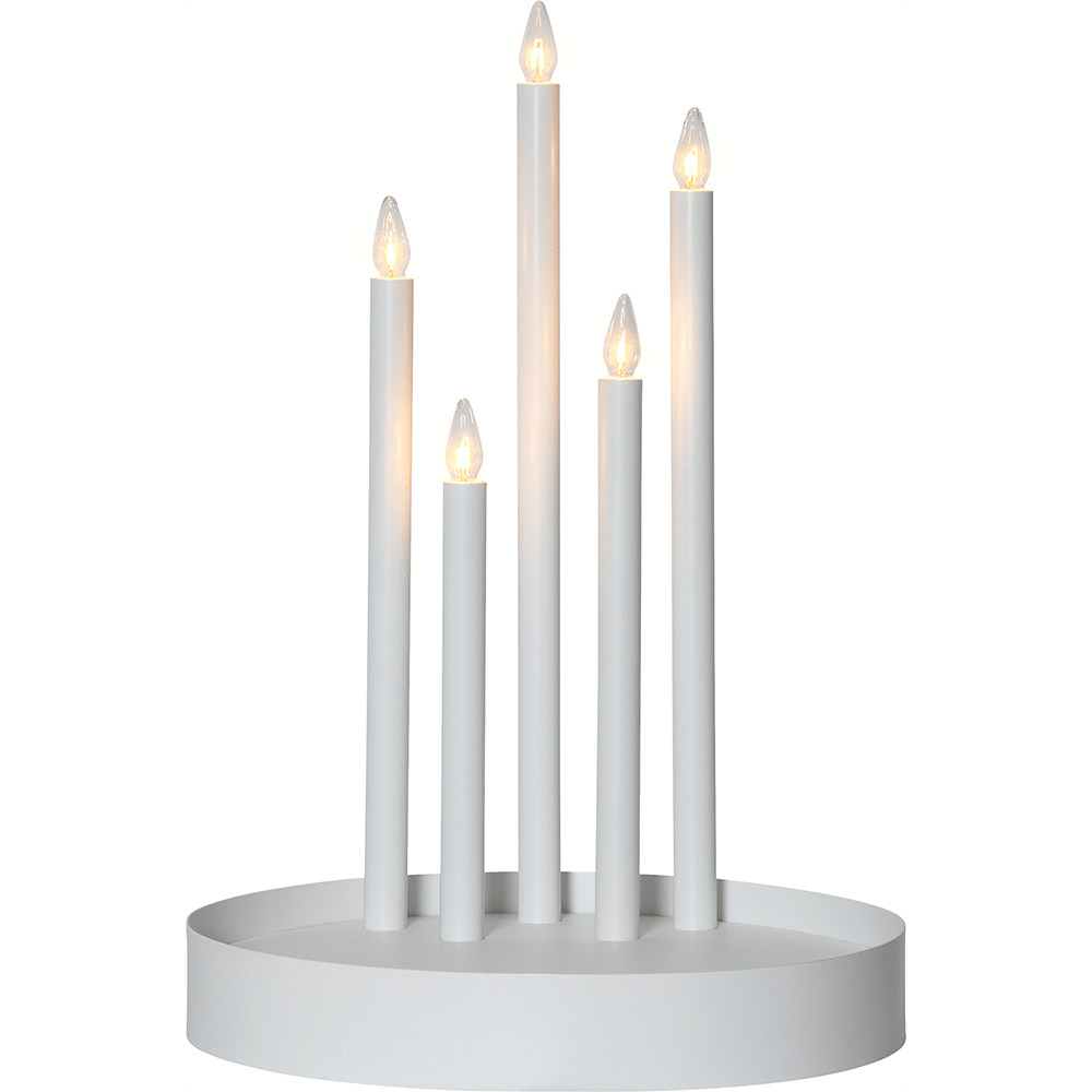 LED - Metall - Leuchter "Deco" - WeihnachtsladenStar Trading