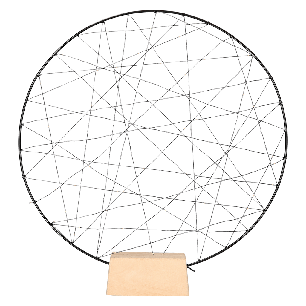 LED Metallsilhouette 'Ring' - WeihnachtsladenKonstsmide