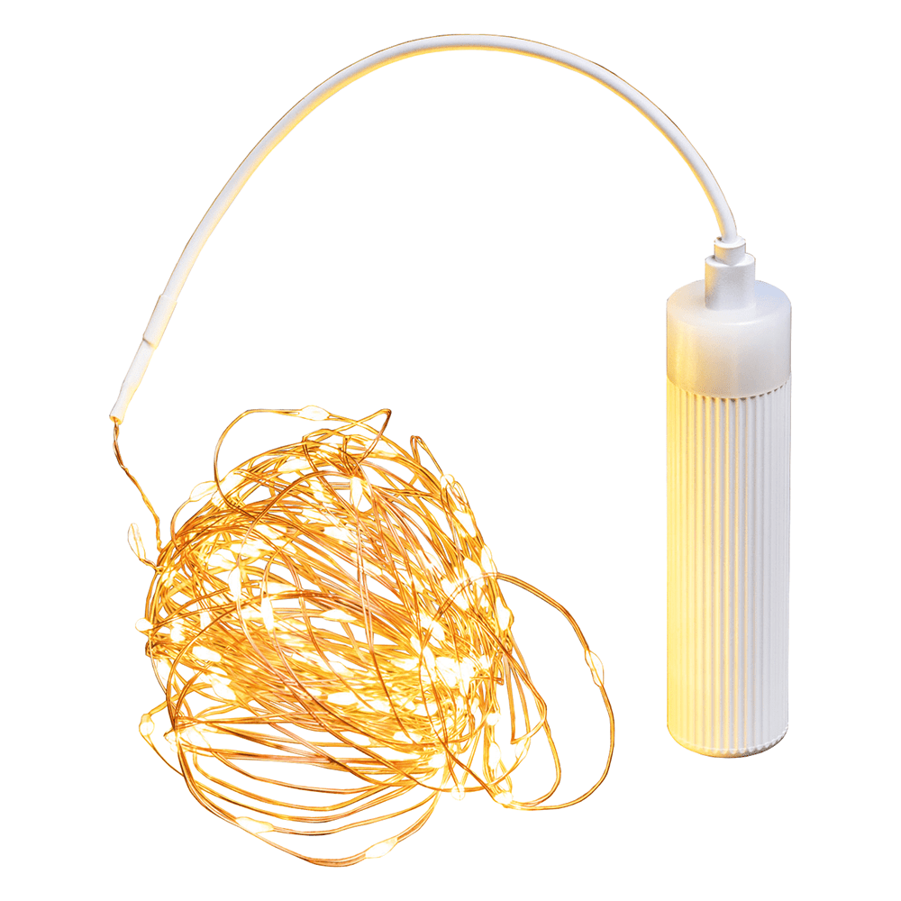 LED Micro - Lichterkette 100 warmweiße LEDs - WeihnachtsladenLotti