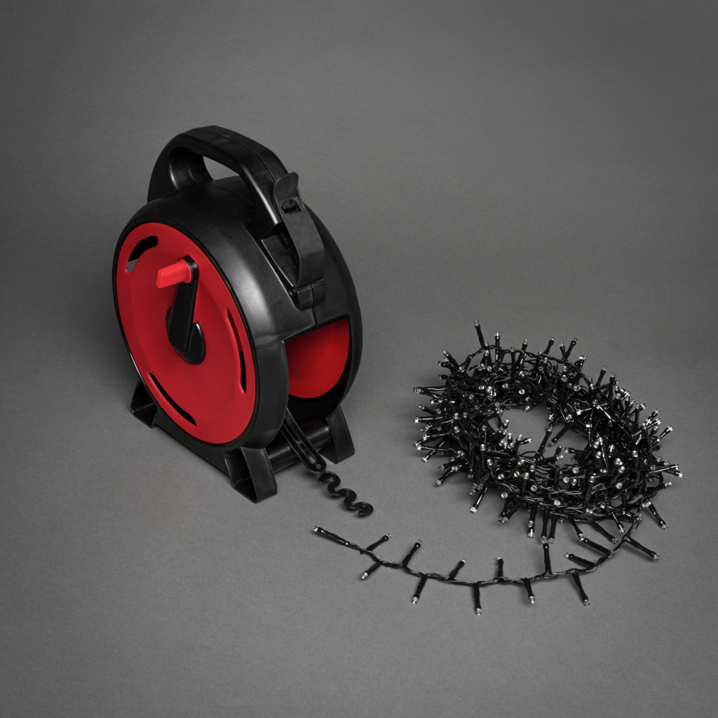 LED - Micro - Lichterkette mit Kabelaufroller - WeihnachtsladenKonstsmide