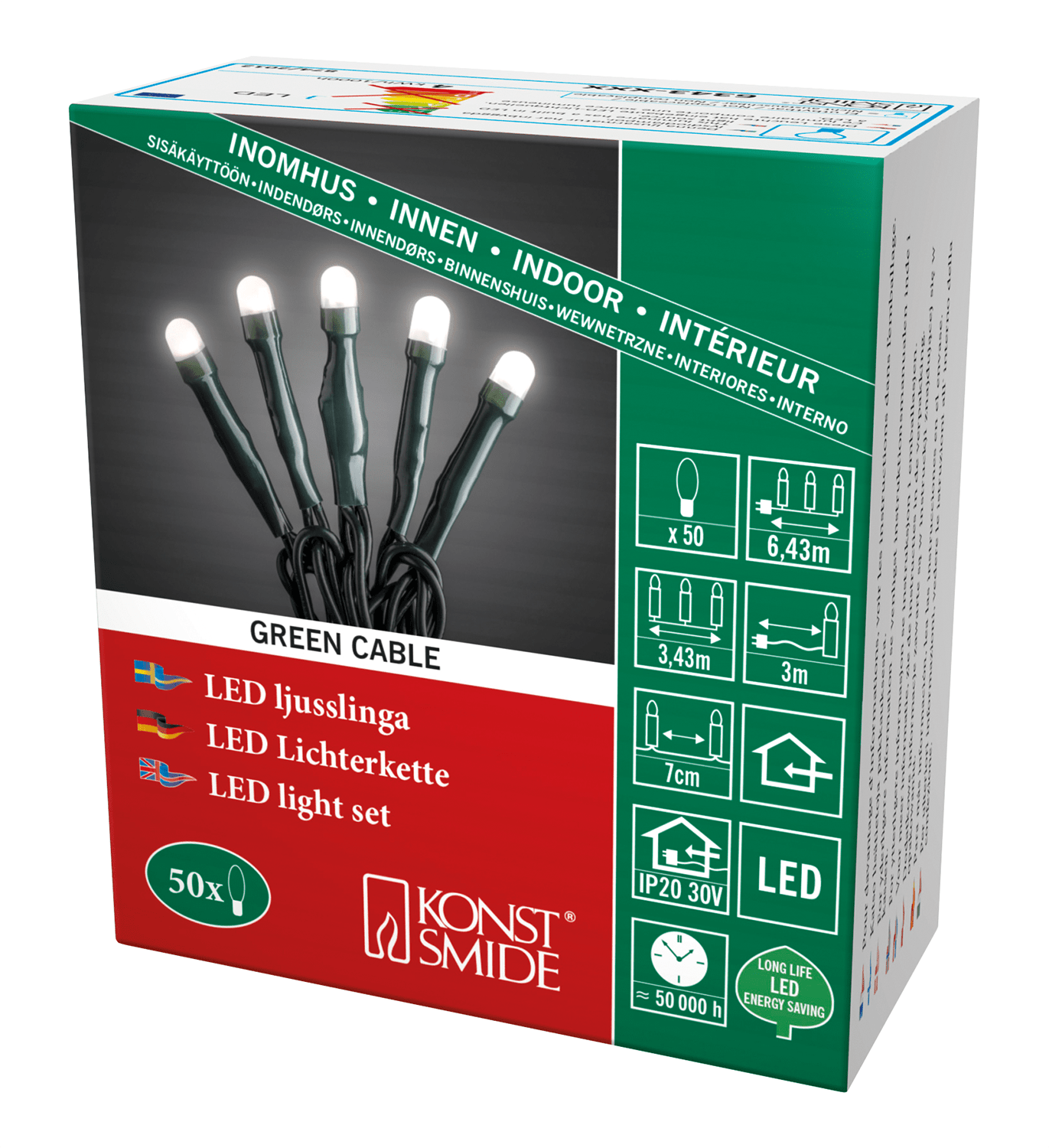 LED - Micro - Lichterkette 'Onestring' - WeihnachtsladenKonstsmide
