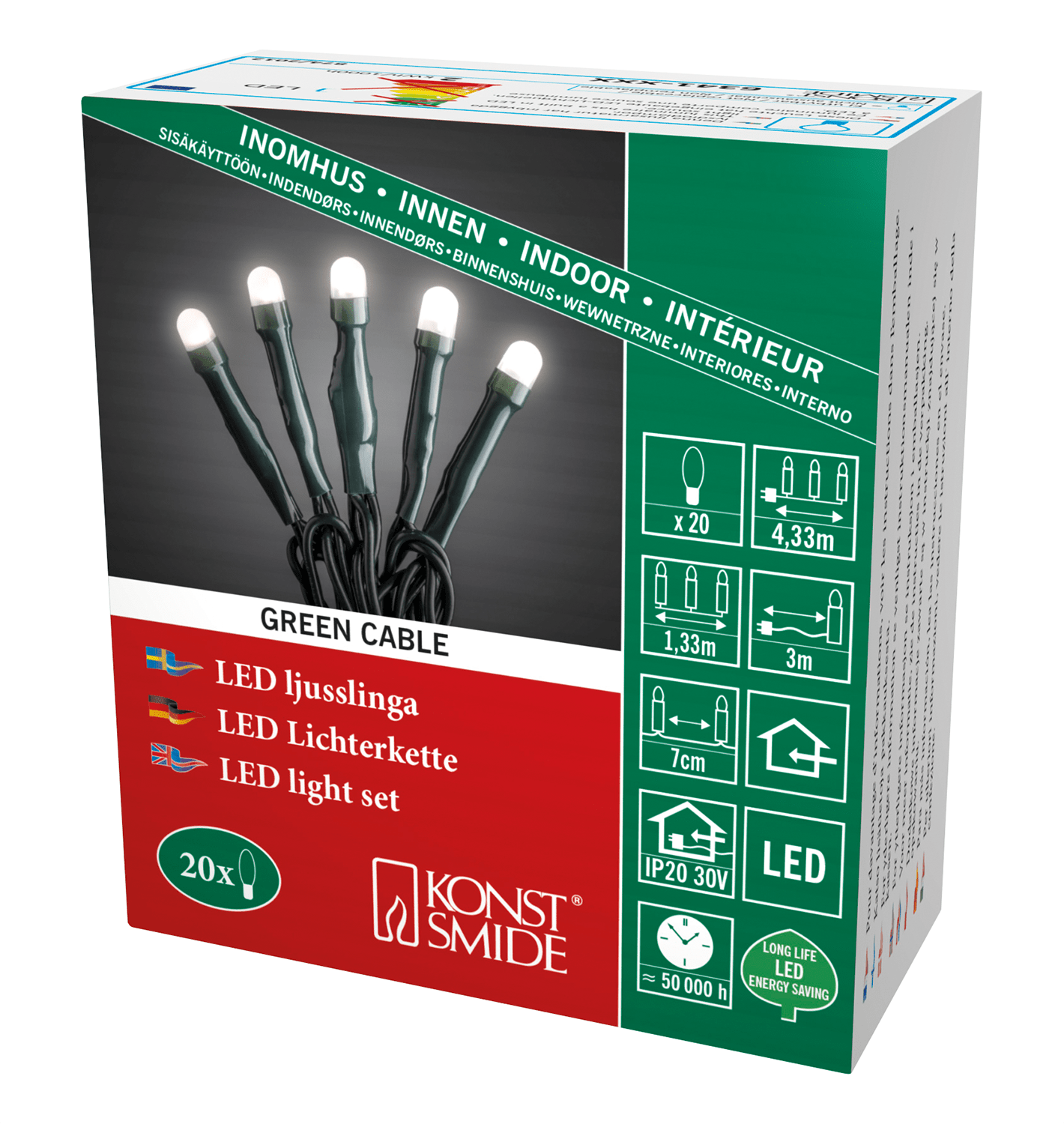 LED - Micro - Lichterkette "Onestring" - WeihnachtsladenKonstsmide