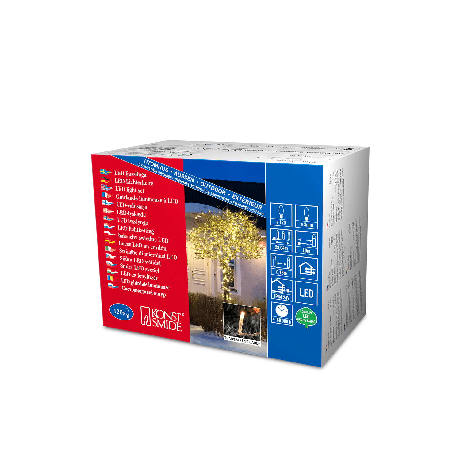 LED - Microlichterkette für innen und außen - WeihnachtsladenKonstsmide