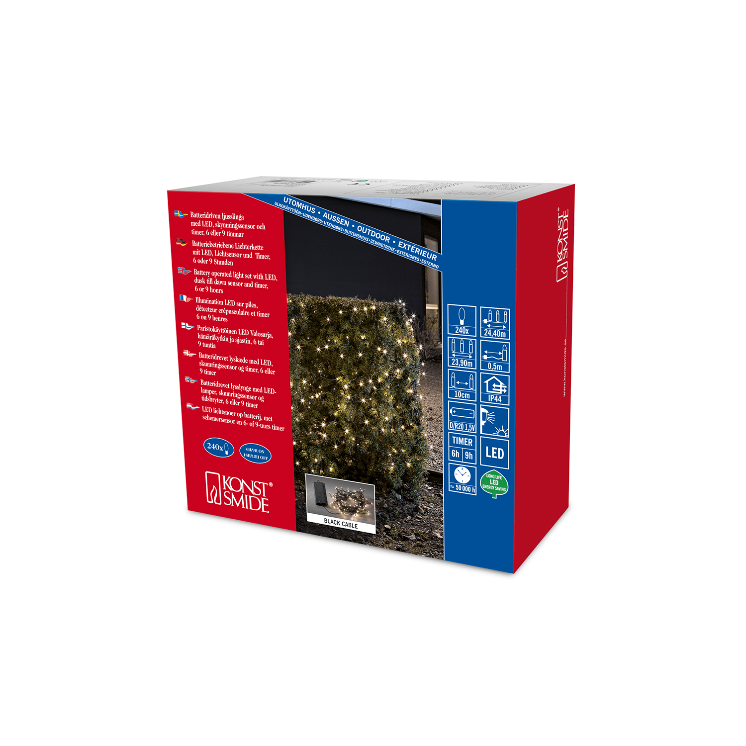 LED - Minilichterkette für festliche Stimmung in Haus und Garten - WeihnachtsladenKonstsmide