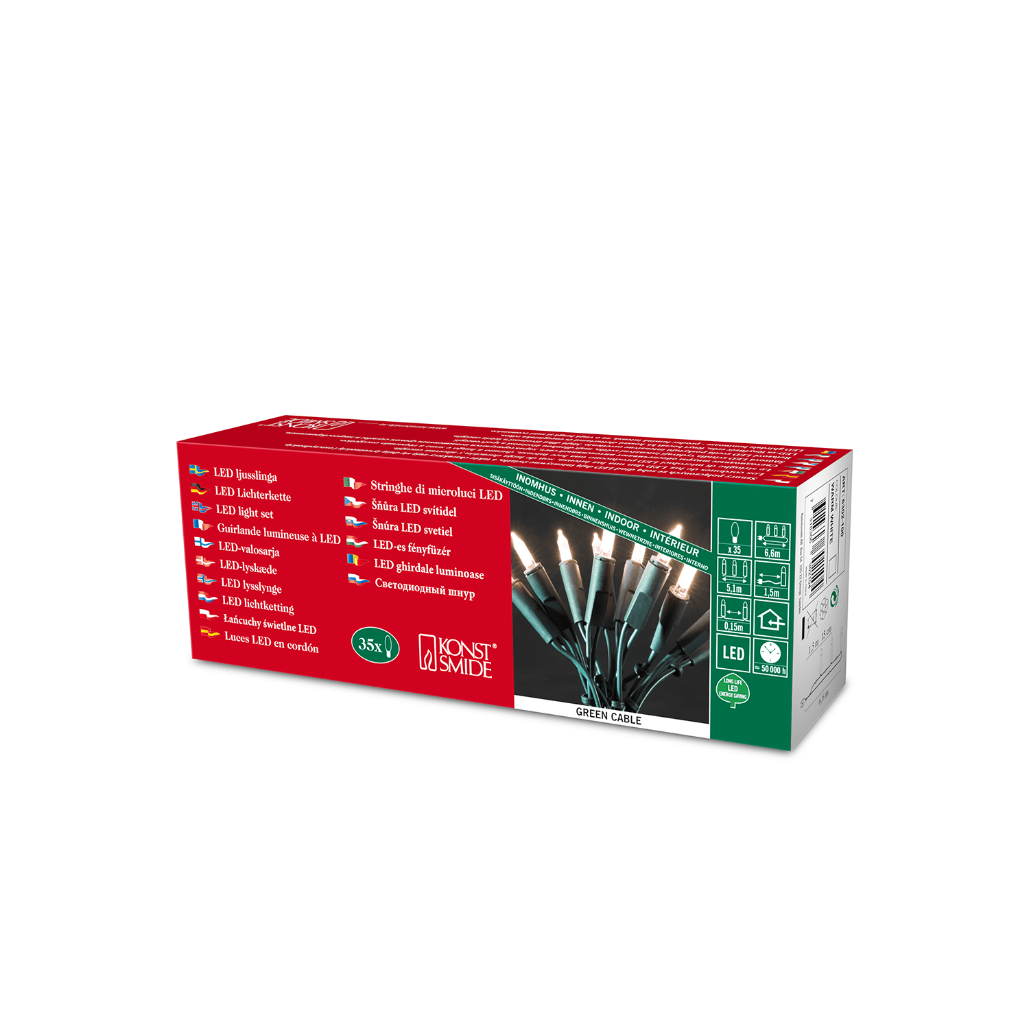 LED - Minilichterkette für gemütliche Weihnachten - WeihnachtsladenKonstsmide