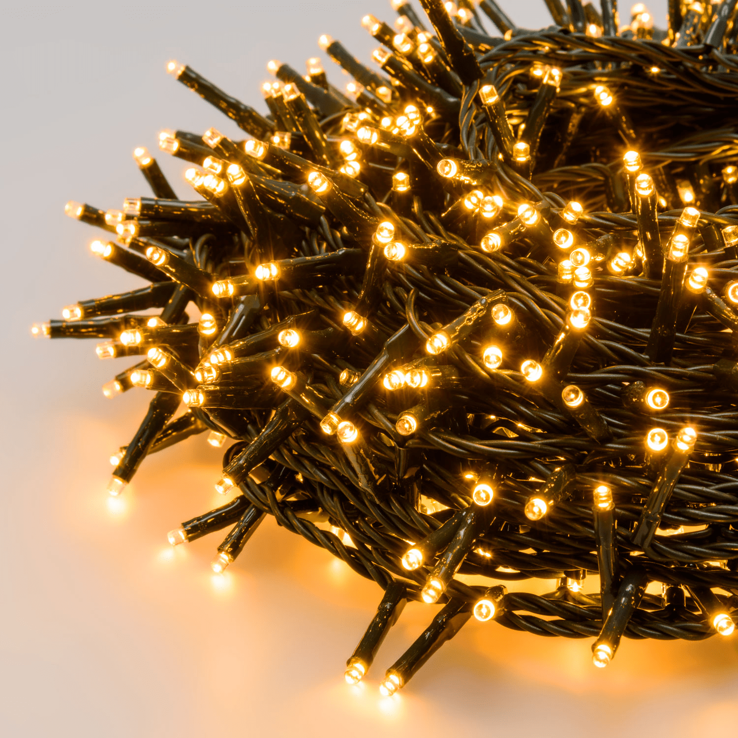 LED - Minilichterkette mit warmweißen und bernsteinfarbenen LEDs - WeihnachtsladenLotti