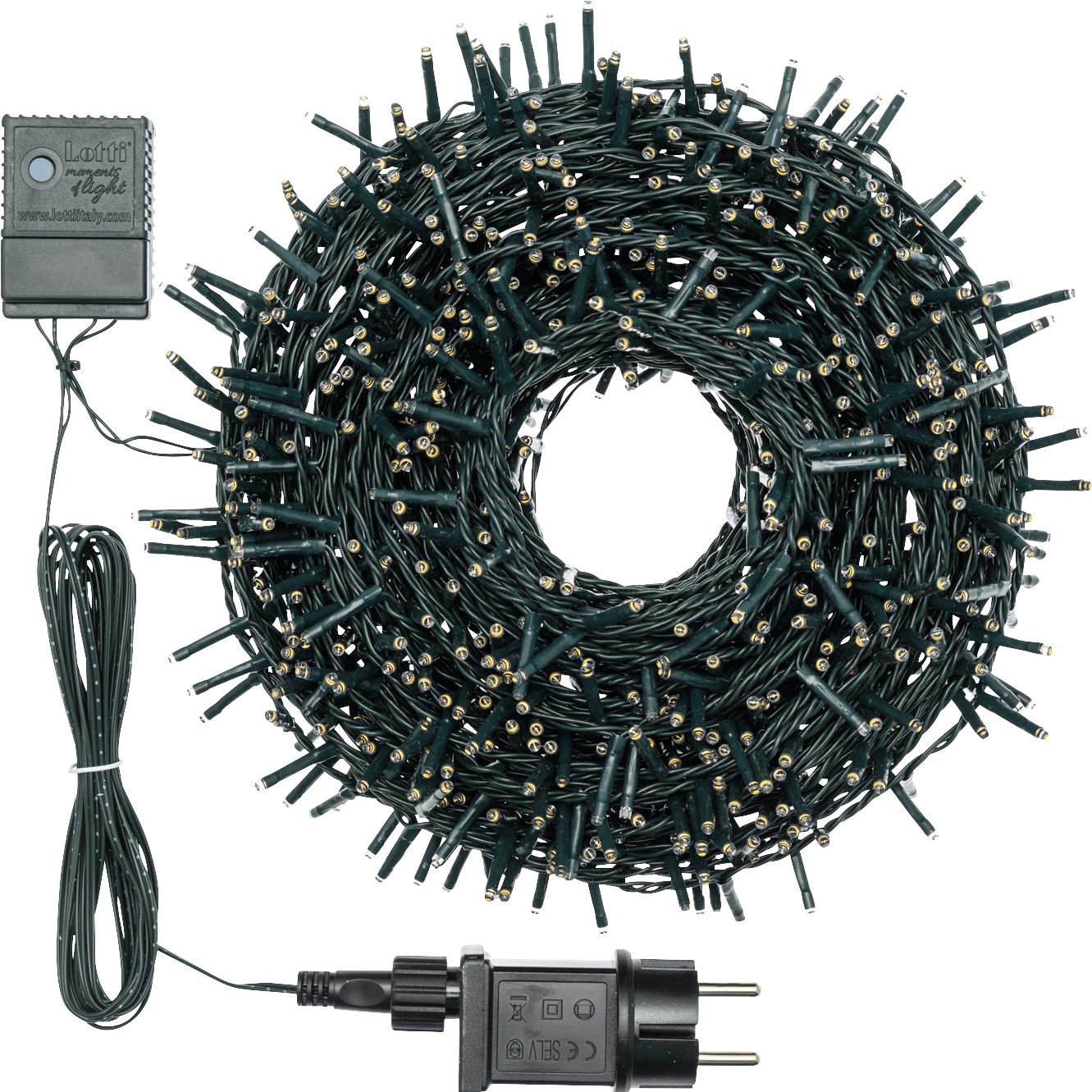 LED - Minilichterkette mit warmweißen und bernsteinfarbenen LEDs - WeihnachtsladenLotti