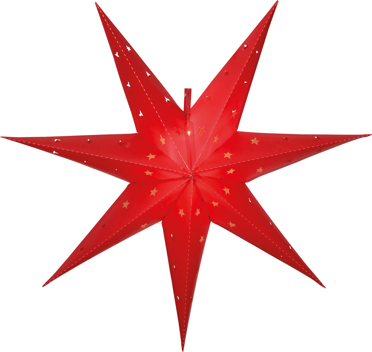 LED - Outdoor - Stern 'Alice' in elegantem Rot - WeihnachtsladenStar Trading