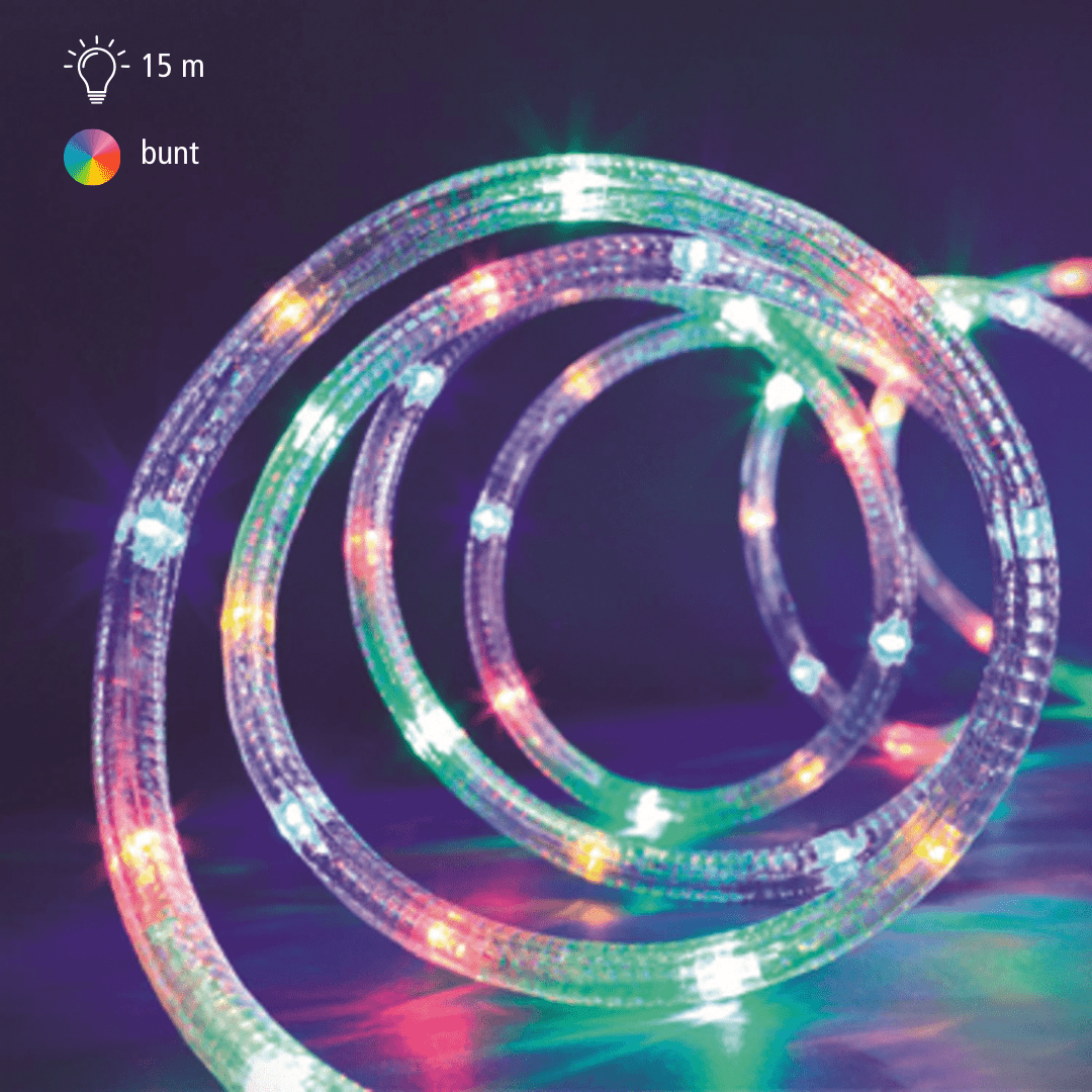 LED Schlauch bunt 15m - WeihnachtsladenLotti