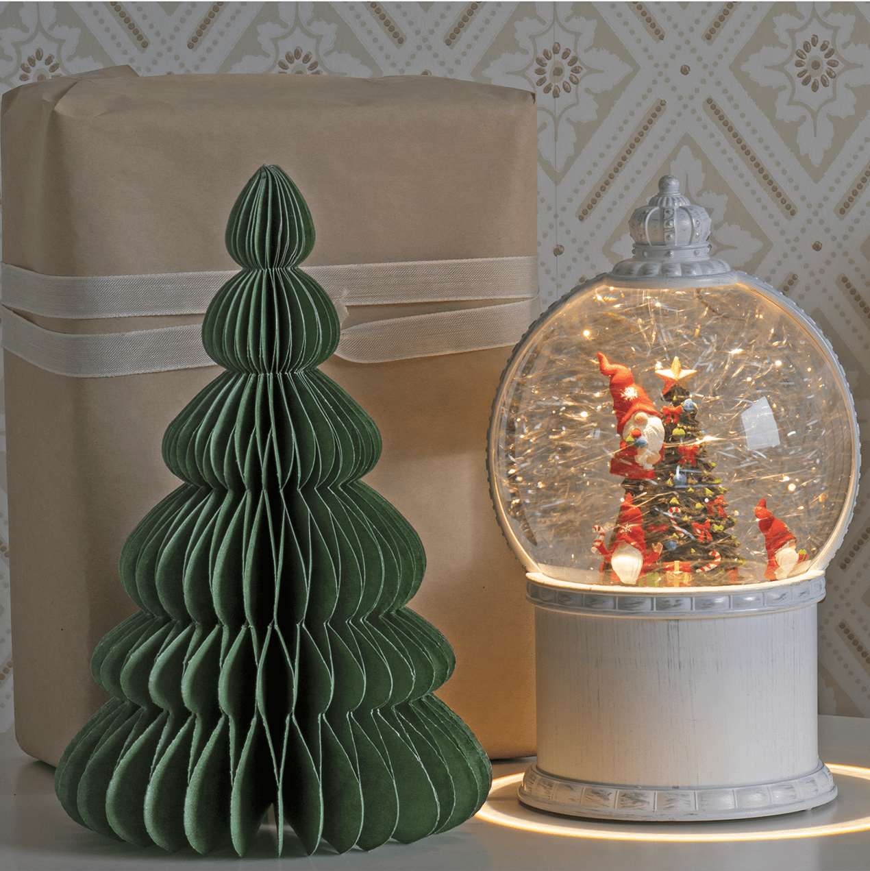 LED - Schneelaterne 'Santas' - WeihnachtsladenKonstsmide