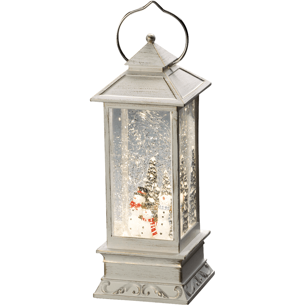 LED - Schneelaterne 'Schneemänner' - WeihnachtsladenKonstsmide