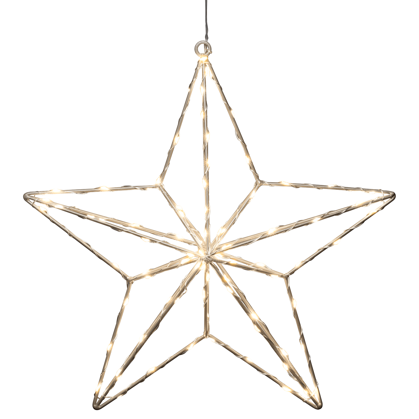 LED - Silhouette Silberstern - WeihnachtsladenKonstsmide