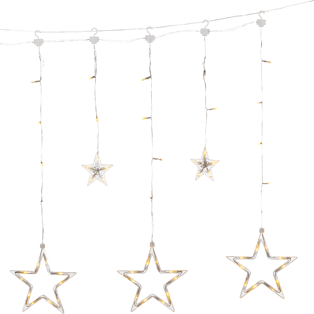 LED Solar Sternen Lichtervorhang - WeihnachtsladenKonstsmide