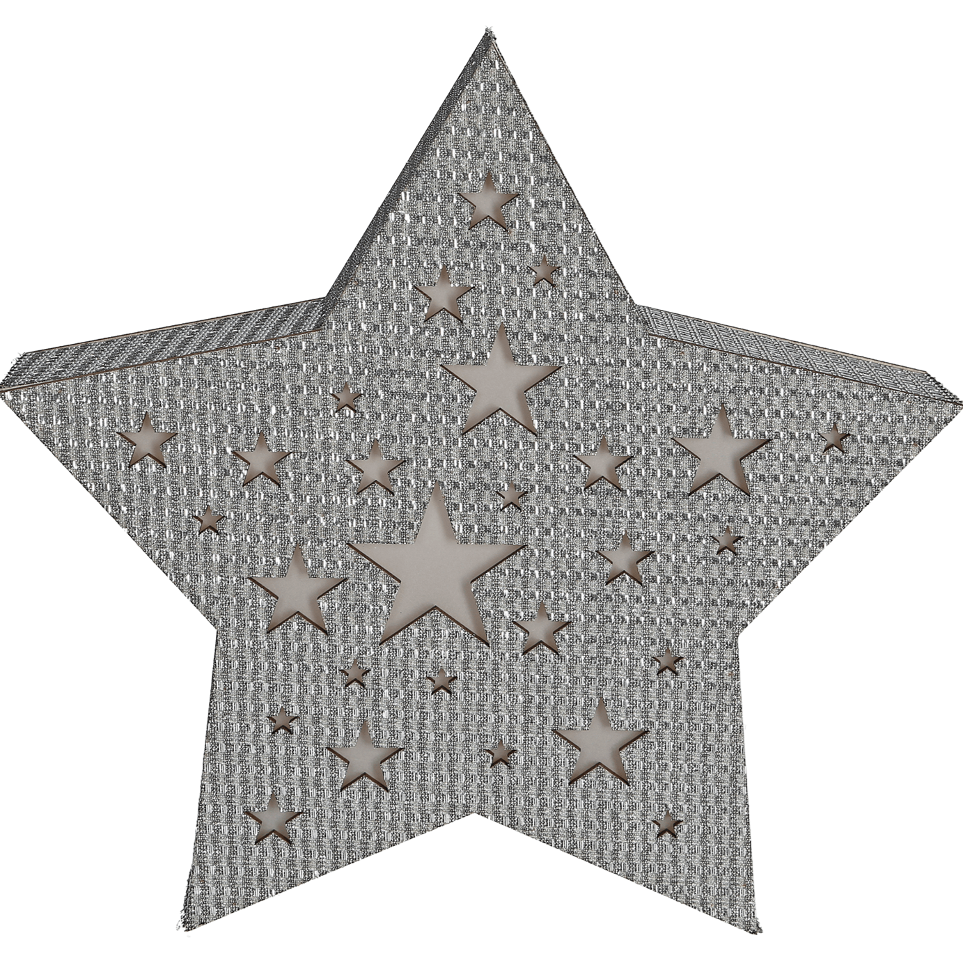 LED Stern Holz - Leuchter - WeihnachtsladenRiffelmacher & Weinberger