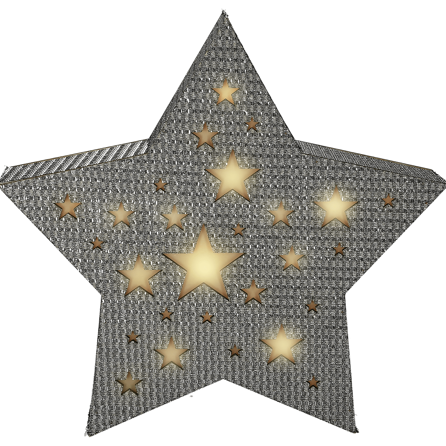 LED Stern Holz - Leuchter - WeihnachtsladenRiffelmacher & Weinberger