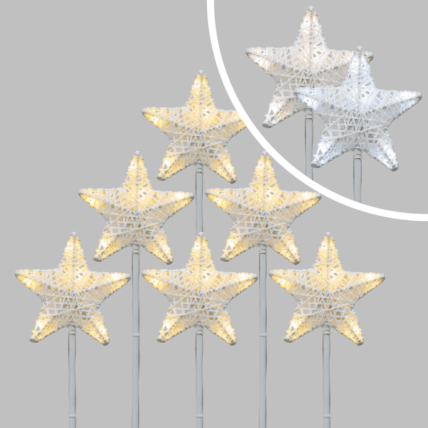 LED - Sterne Set - WeihnachtsladenLotti