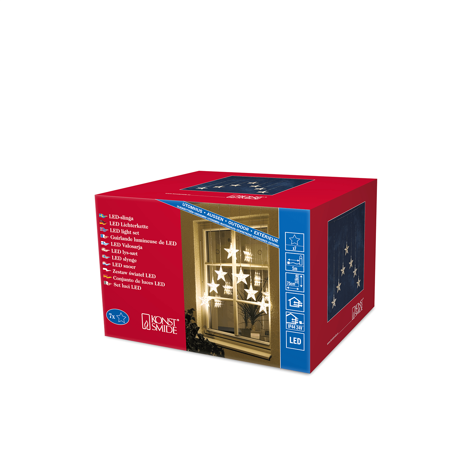 LED - Sternenvorhang - WeihnachtsladenKonstsmide