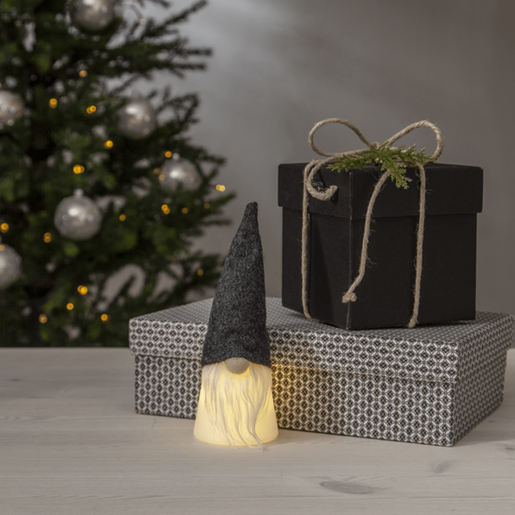 LED - Stoff - Figur 'Joylight' schwarz - WeihnachtsladenStar Trading