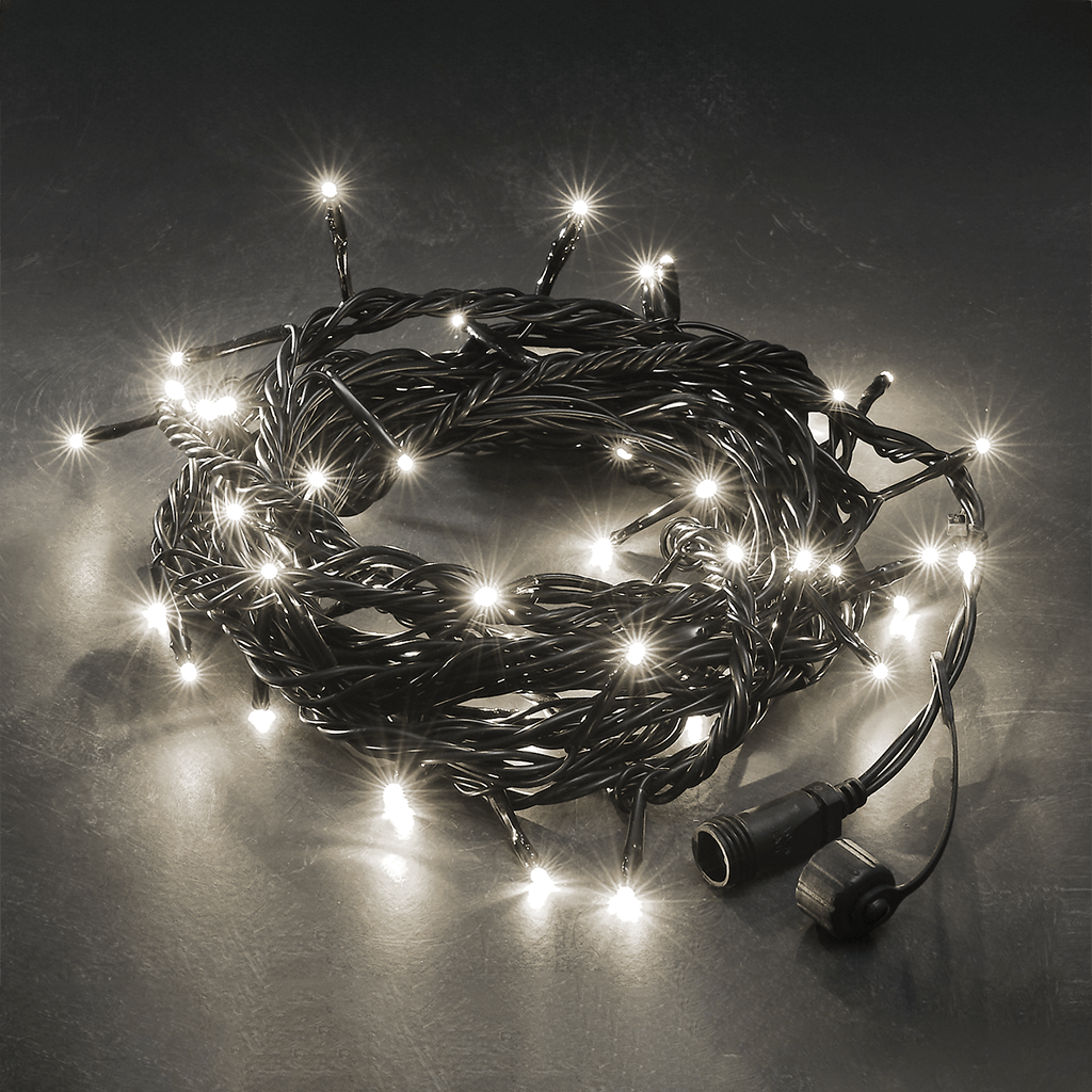 LED System Lichterkette mit 50 LEDs in warmweiß - WeihnachtsladenKonstsmide