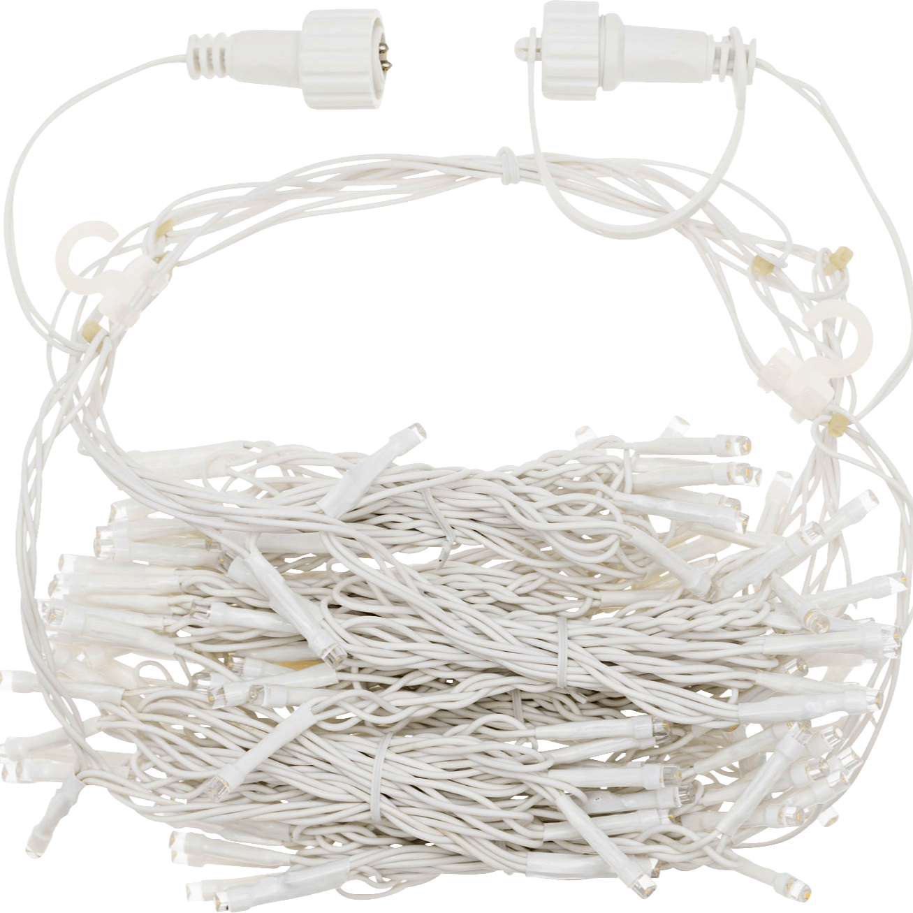 LED - System Lichtervorhang mit 120 bernsteinfarbenen LEDs - WeihnachtsladenLotti