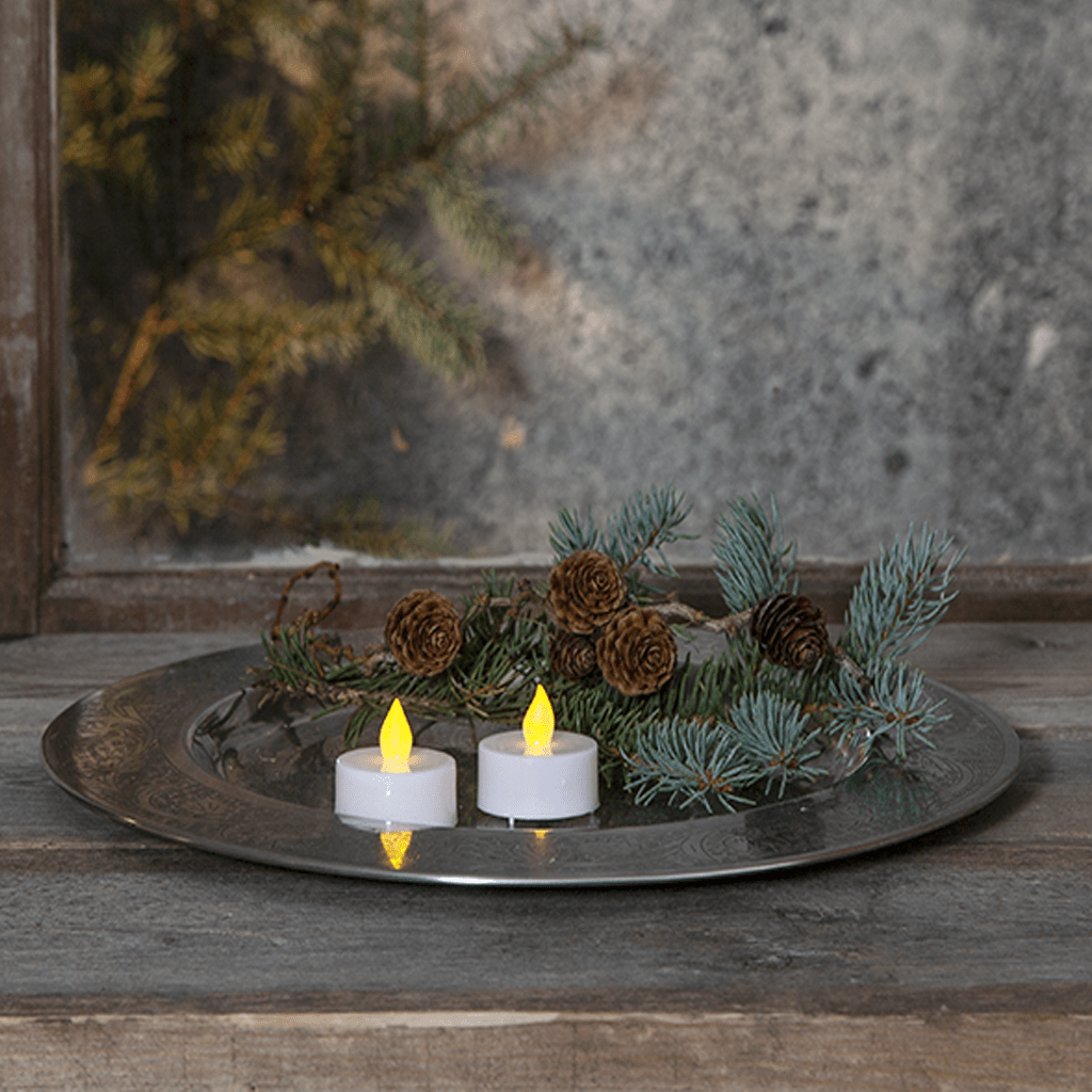 LED - Teelicht 'Paulo' 2er - Set - WeihnachtsladenStar Trading