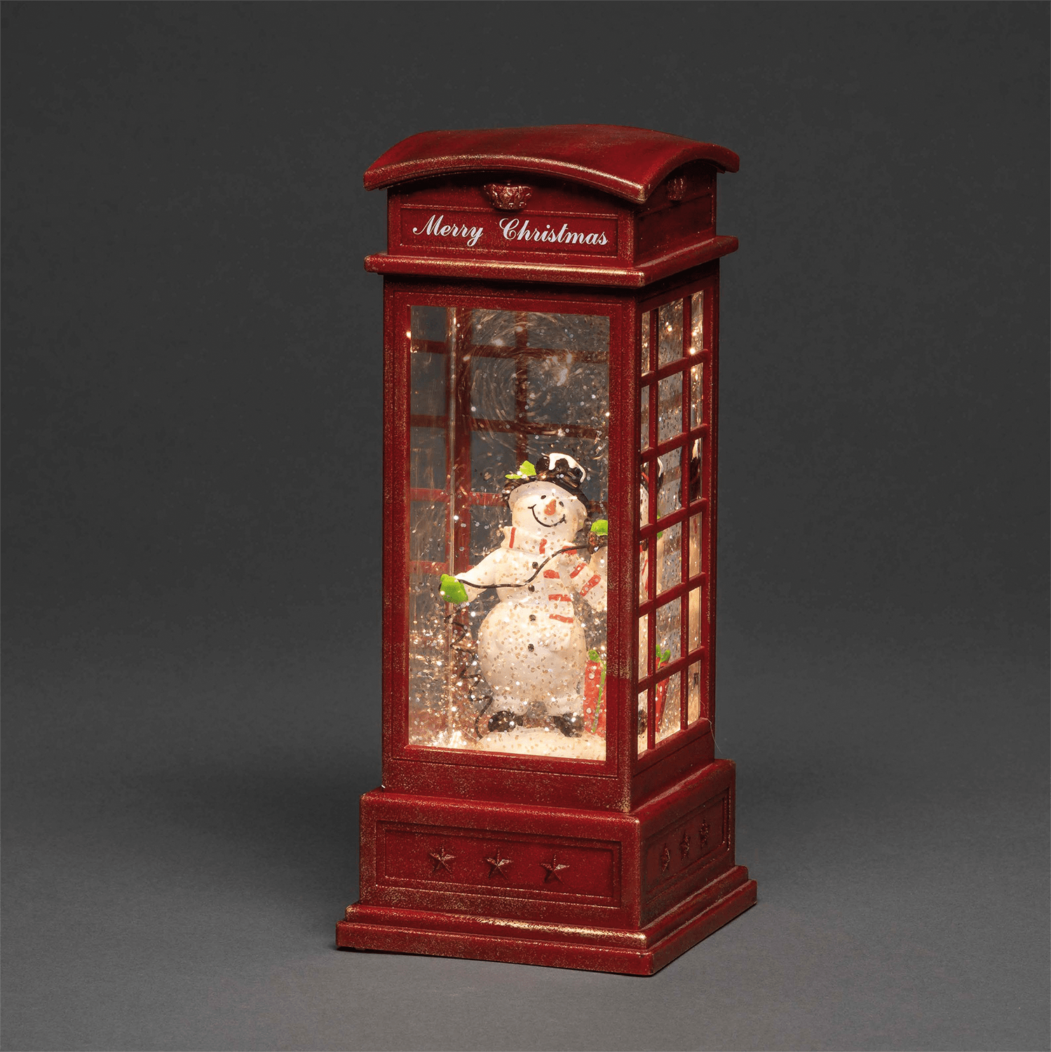 LED - Telefonzelle "Schneemann" - WeihnachtsladenKonstsmide