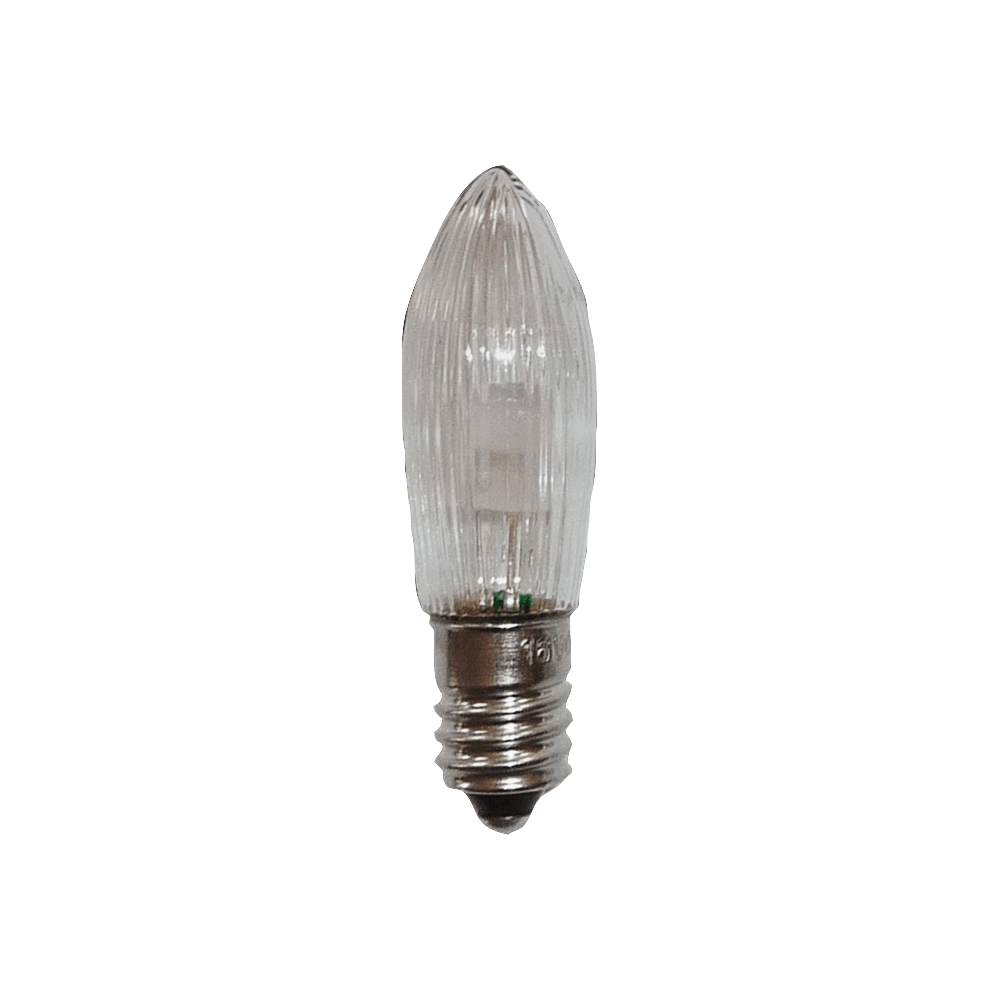 LED - Topkerzen geriffelt für Innen - Weihnachtsladenhellum