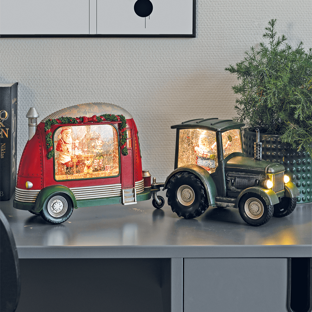 LED - Traktor mit Bauer - WeihnachtsladenKonstsmide