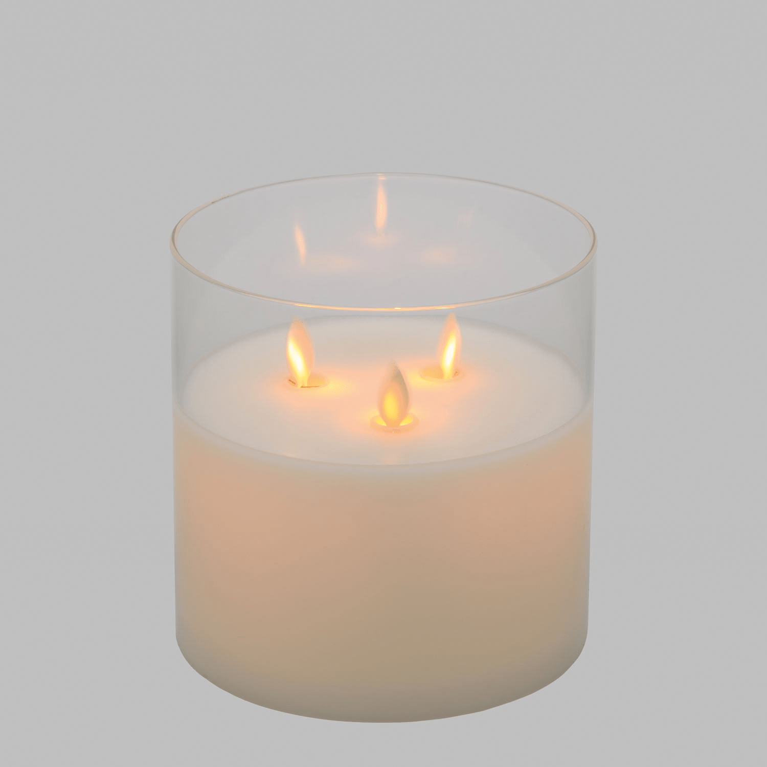 LED - Wachskerze im Glas - WeihnachtsladenLotti