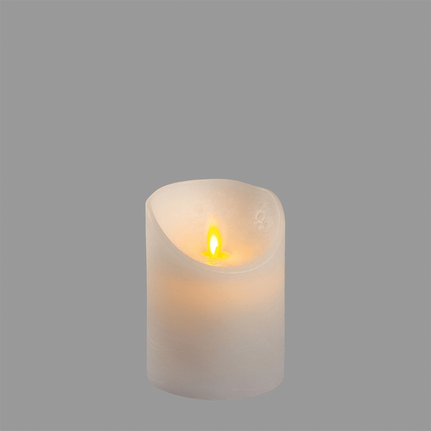LED - Wachskerze mit warmweißer Beleuchtung - WeihnachtsladenLotti